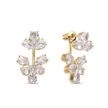 Classic Earrings with Elegant Crystals-Earrings-NEW WEI