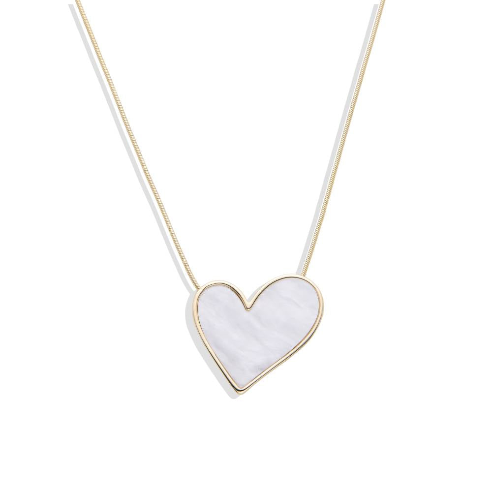 Gold Fashion Heart Pendant Necklace - Glam Up for Everyday Wear-Necklaces-NEW WEI