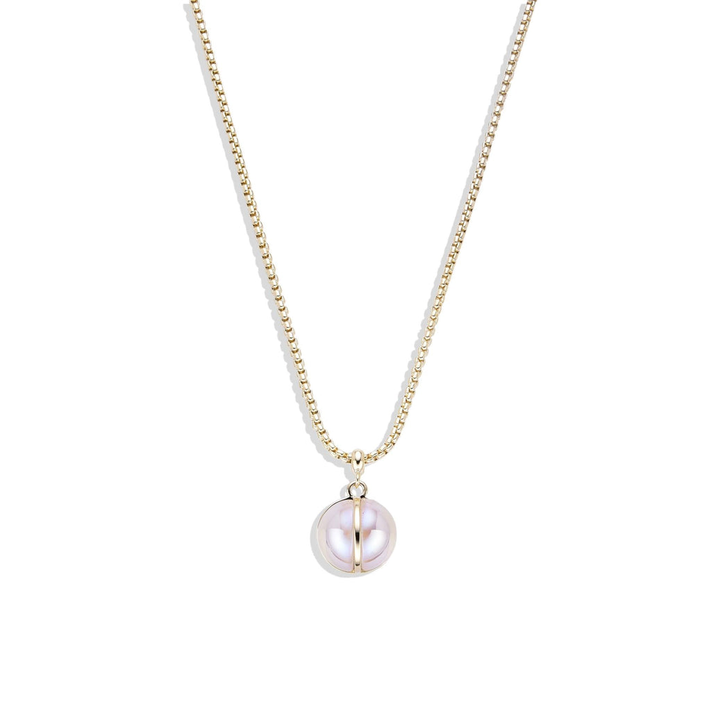 Pearl Pendant Design Gold Fashion Necklace.-Necklaces-NEW WEI