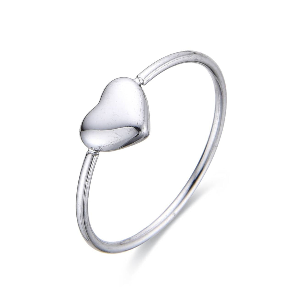 Silver Heart Ring-Rings-NEW WEI