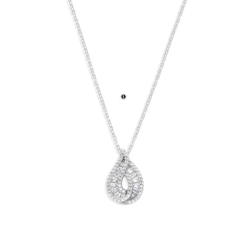 The Timeless Elegance of the 925 Sterling Silver Drop Necklace-Necklaces-GULI GULI