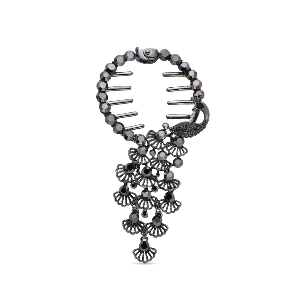Modern Hair Clip With Scale Design-Hair Clips-NEW WEI